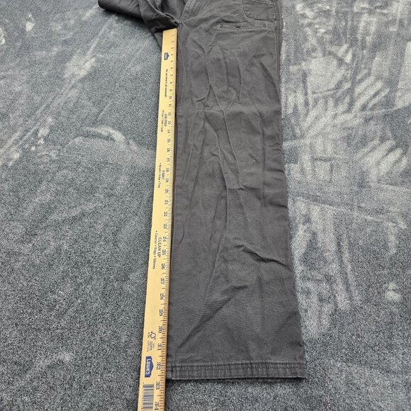 Noble Outfitters Flex Canvas Work Pant Mens 32x34 Asphalt flex straight leg - Picture 12 of 13